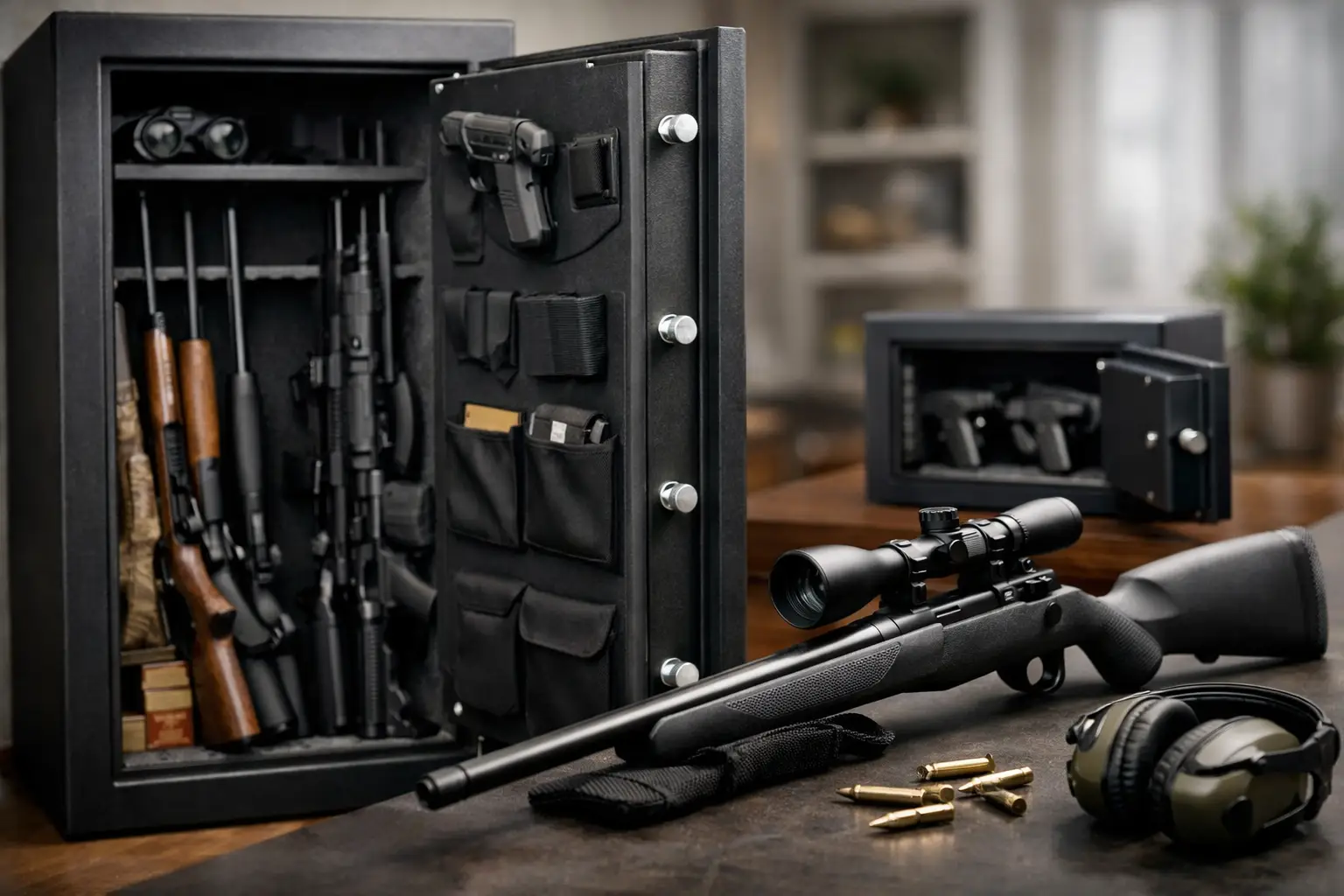 Elija la caja fuerte para armas adecuada