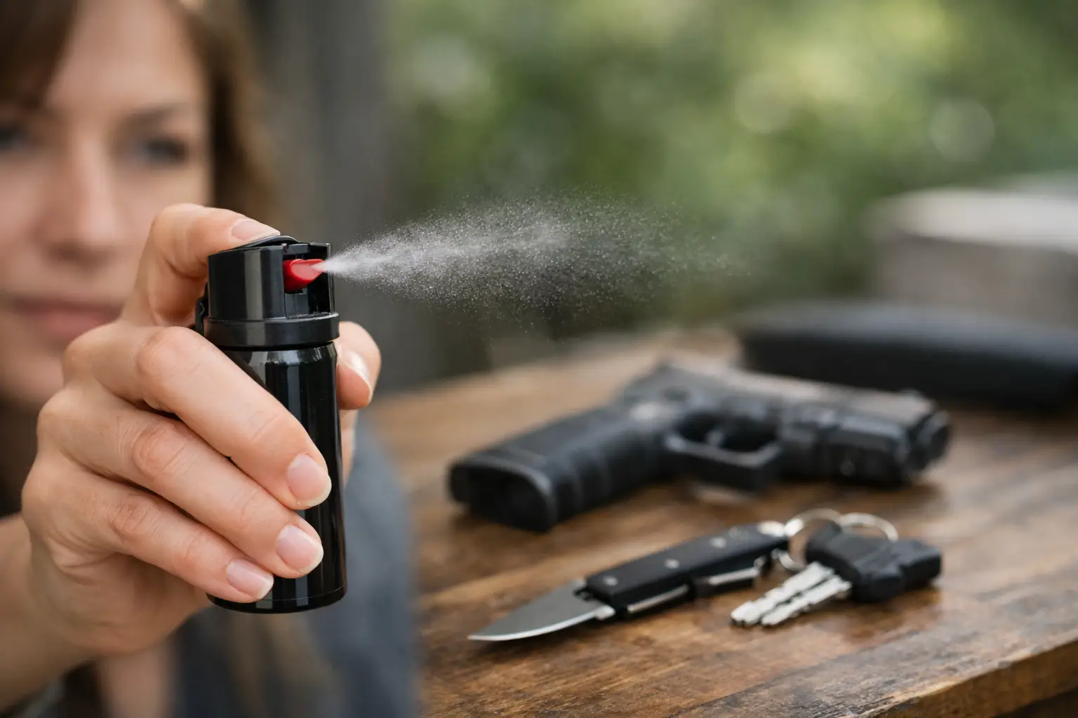 Cómo usar spray de defensa de forma responsable