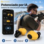 Auriculares electrónicos de protección auditiva Earmor M23T AI, vista 3