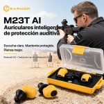 Auriculares electrónicos de protección auditiva Earmor M23T AI