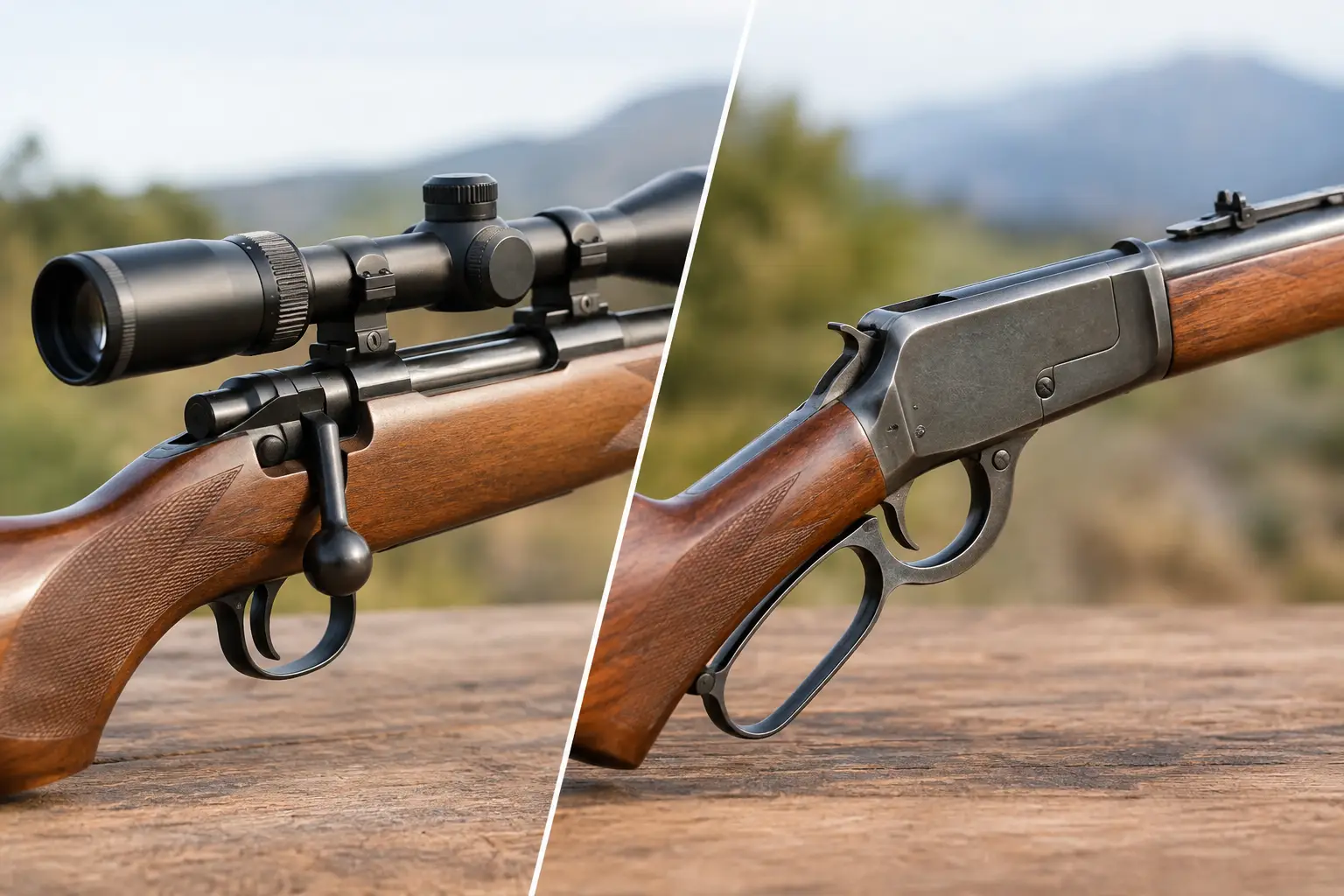 Rifle cerrojo versus palanca, ¿cuál conviene?